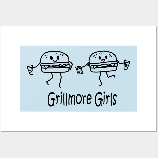 Grillmore Girls Pocket Wall Art by PelicanAndWolf